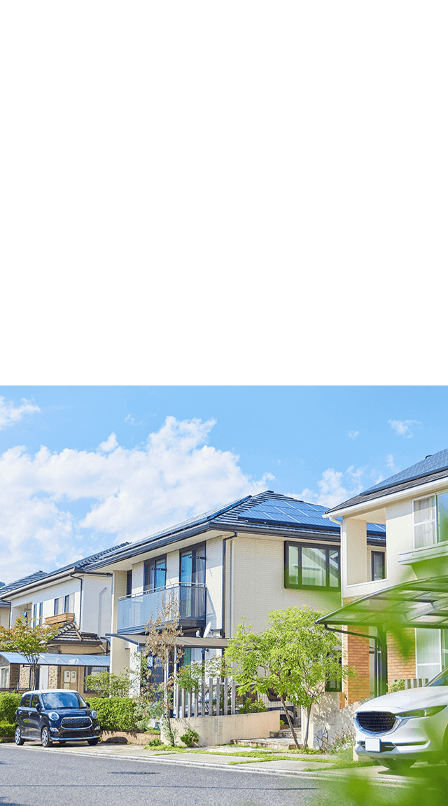 新築も塗り替えも 一軒一軒、住まいに合わせた吹付塗装を。